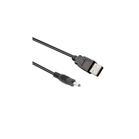 Cable Wholesale USB 2.0 A Male to DC Plug (3.5mm x 1.35mm) Power Cable, 3 foot, Black 10W1-43103